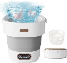 Mini lavatrice, 13 l, 2 in 1